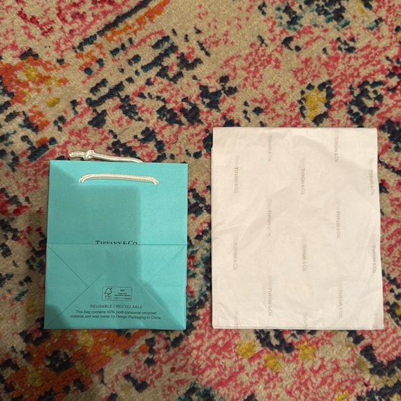 Tiffany and Co. Gift Bag and Tissue Paper - Picture 2 of 2